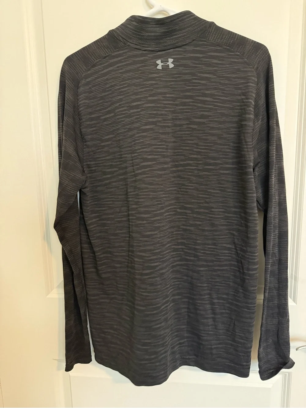 Under Armour Men's Charcoal Heather Quarter-Zip Performance Sweater